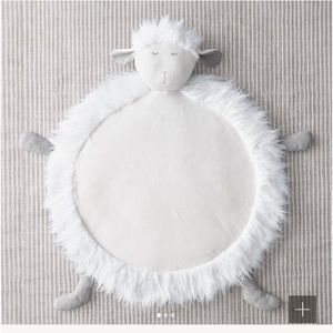 NWT RESTORATION HARDWARE Baby&Child Wooly Plush Lamb Play Mat